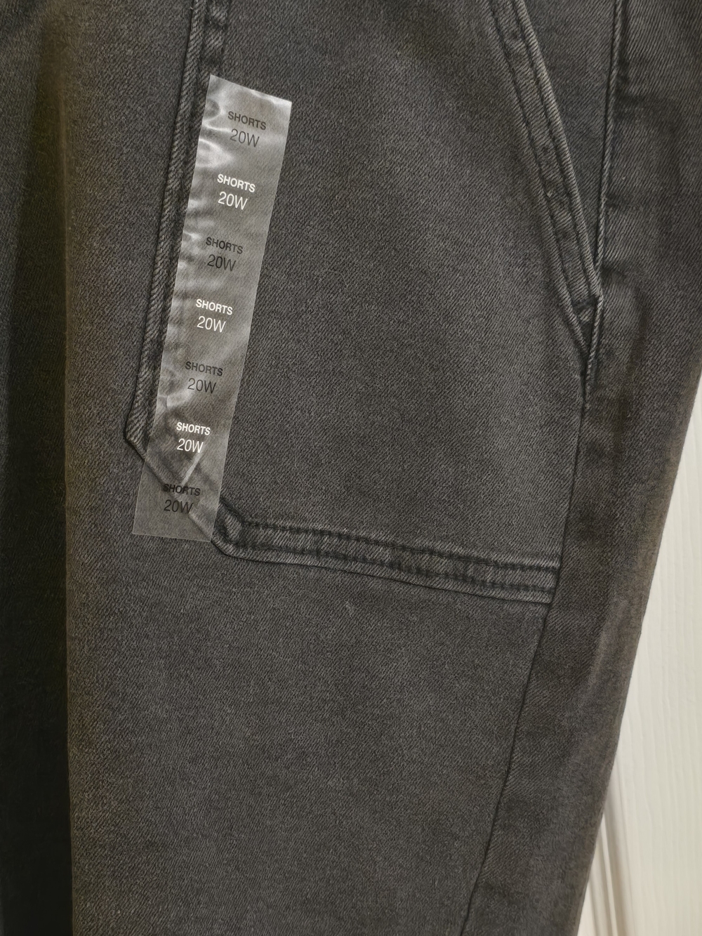 Sonoma Black Denim Shorts with Subtle Distressing - Picture 5 of 5
